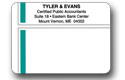 glossy mail labels rolled