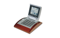 world time desk clock/calculator