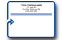 glossy mail label flat