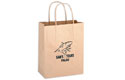 10x5x13 brown kraft shopper bag