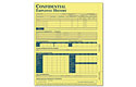 employee history folder - yellow
