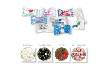 STOCK LOGO IMPRINTED CANDIES