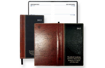 WORLD MAP WEEKLY HARDCOVER CAL