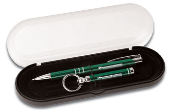 DELANE PEN AND KEY CHAIN GIFT SET