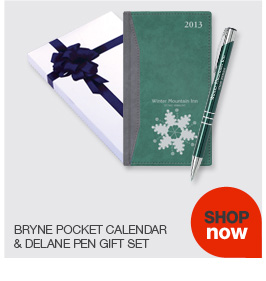 Bryne Pocket Calendar & Delane Pen Gift Set